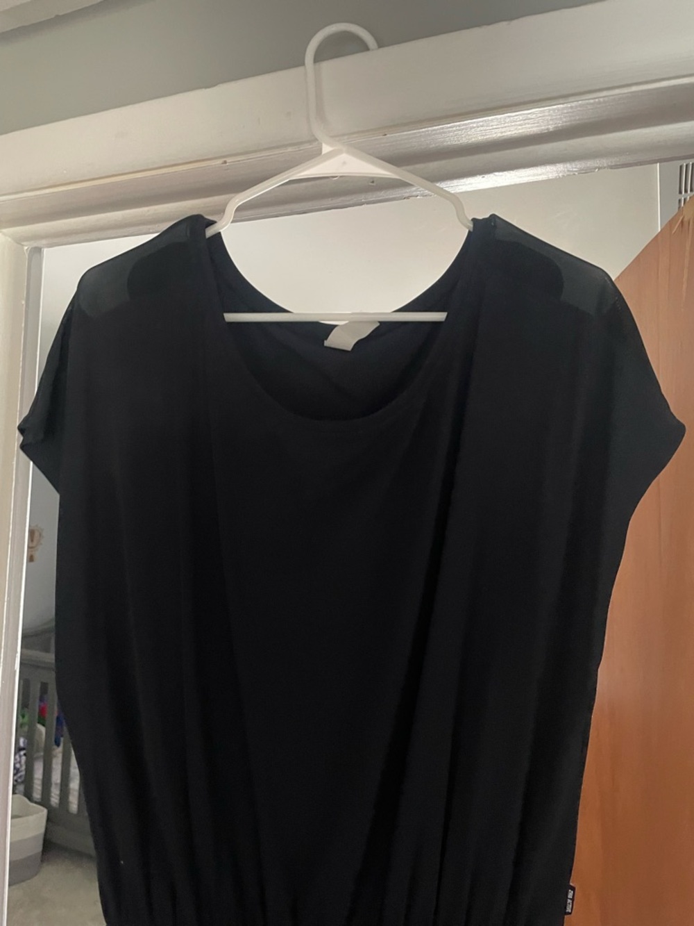 Black Women's Short Sleeve romper Zyia